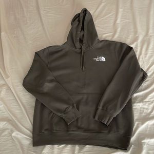 The North Face men’s box nse pullover hoodie in taupe green color size XL